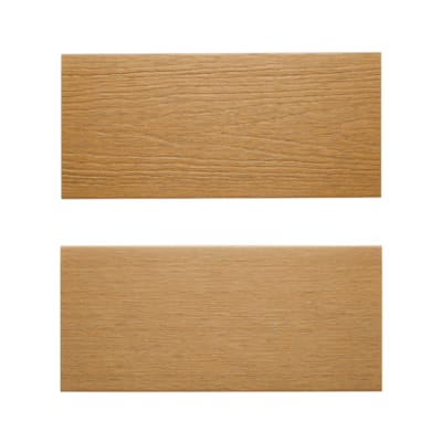 Terrasse Fiberdeck composite tubulaire 22,5 x 138 x 3000 mm - cedar creux