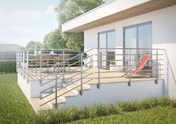 Kit Pure Titanium Fixation Laterale Alu Anodisé 250 cm