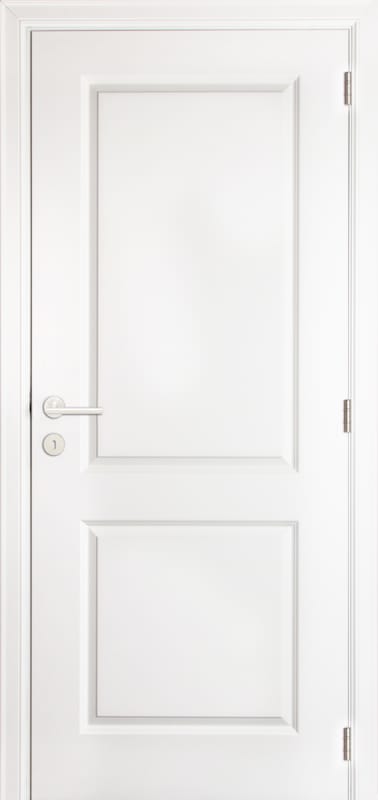 Porte prépeinte carrara alvéolaire réversible - 2015 x 830 mm