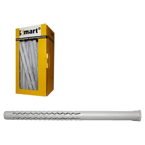 Cheville SMART nylon zone expansible longue - Ø8 x 100 (boite 25 pces)