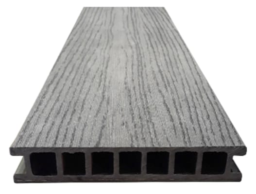 Planche alvéolaire Duo fuse - Gris stone - 28 x 162 x 4000 mm