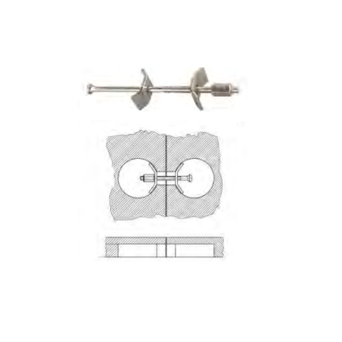 2 Jeux D'Assemblage pour Tablette 6 m x 150 mm