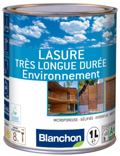Blanchon Lasure très longue durée Environnement - 1 L - Gris glacier