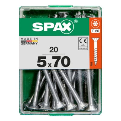 SPAX vis T-STAR+ WIROX - 5x70 M (boite 20 pces)