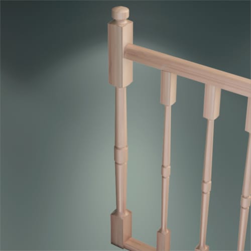 PT20 - Poteau moderne - Hêtre 70x70