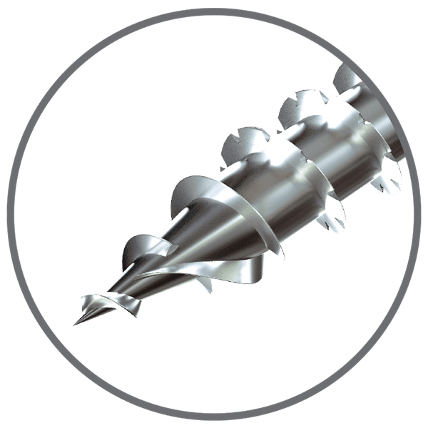 Vis à Bois Universelle Hapax TF-T25 Zn 200 Pces - Ø5x100 mm