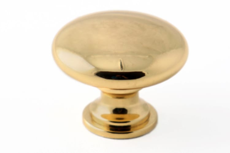 Bouton lisse - Laiton - 32mm