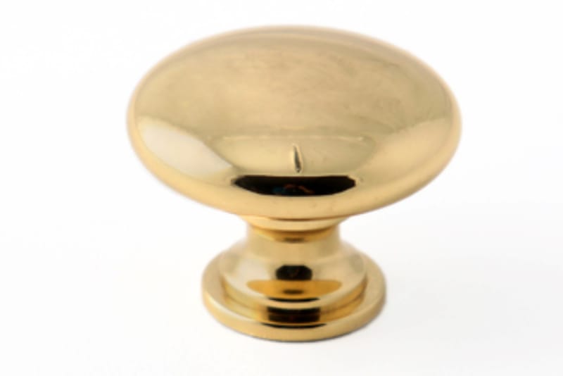 Bouton lisse - Laiton - 32mm