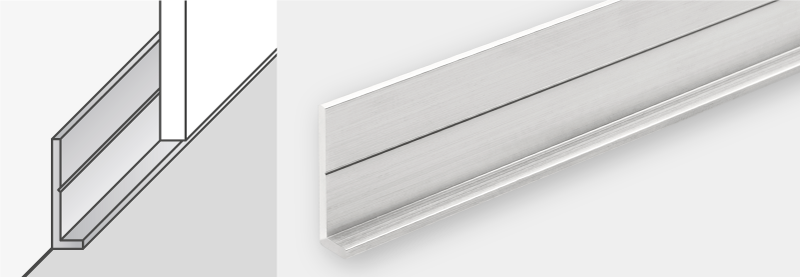 Profilé De Départ Dumawall Aluminium