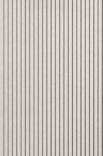 Panneau mural Maestro Latt Matte Black avec 7 lattes Raw Concrete - 20 x 300 x 2770 mm