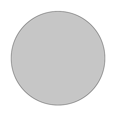Verre gris Thys rond