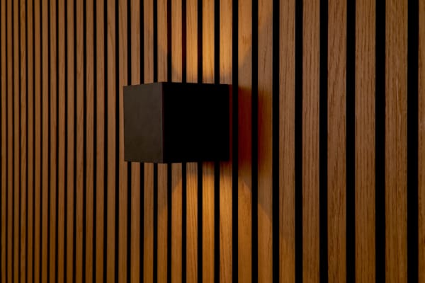 Ter Hürne SilentDesign LivingWall - Eirik Cube - Lampe murale carrée