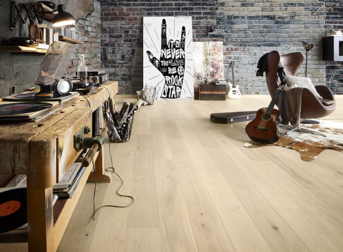 Parquet semi-massif Cabbani Pure - Chêne rustique huilé UV - 150 x 1190 x 10 mm