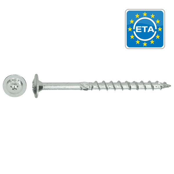 Vis de Construction Bois Hapax TD-T - Ø6x140 mm (100 pces)
