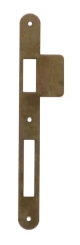 Gache pour serrure AGB Fumée + contre plaque 24mm