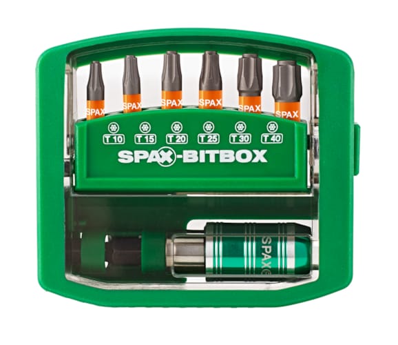 SPAX BIT BOX T-STAR+ (6 embouts + 1 porte embout)