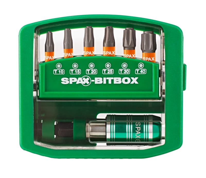 SPAX BIT BOX T-STAR+ (6 embouts + 1 porte embout)