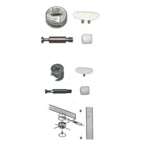 2 Jeux Assemblage Excentrique 6 m x 27 mm