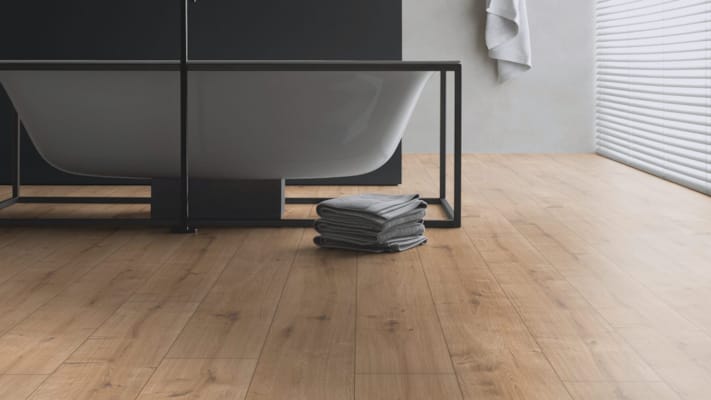 Parquet stratifié DURECO - Classic Line - Chêne beige sahara A12 - 12 x 192 x 1285 mm