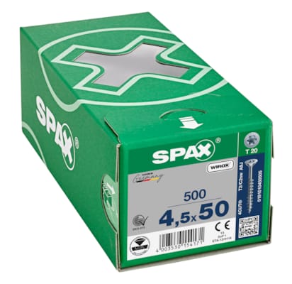 SPAX vis TX WIROX - 4,5x50 (boite 500 pces)