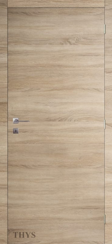 Kit porte S69 - Chêne authentique - Âme alvéolaire - 201,5 x 83 cm