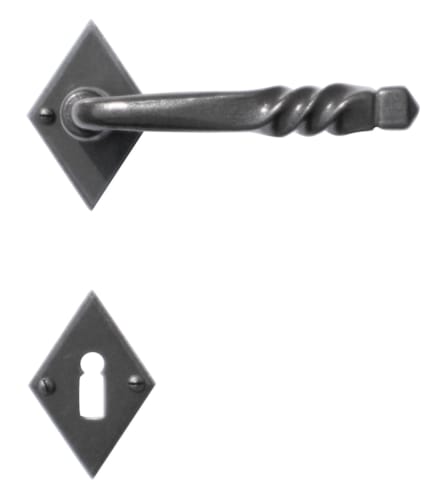 Poignée de porte Harmonie Fer losange - R+E