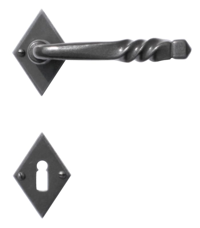 Poignée de porte Harmonie Fer losange - R+E