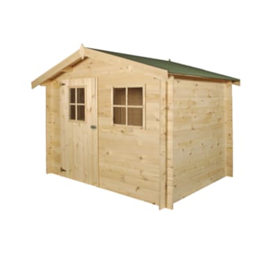 Chalet classique Luzern 19 mm - 265 x 205 cm + auvent 15 cm