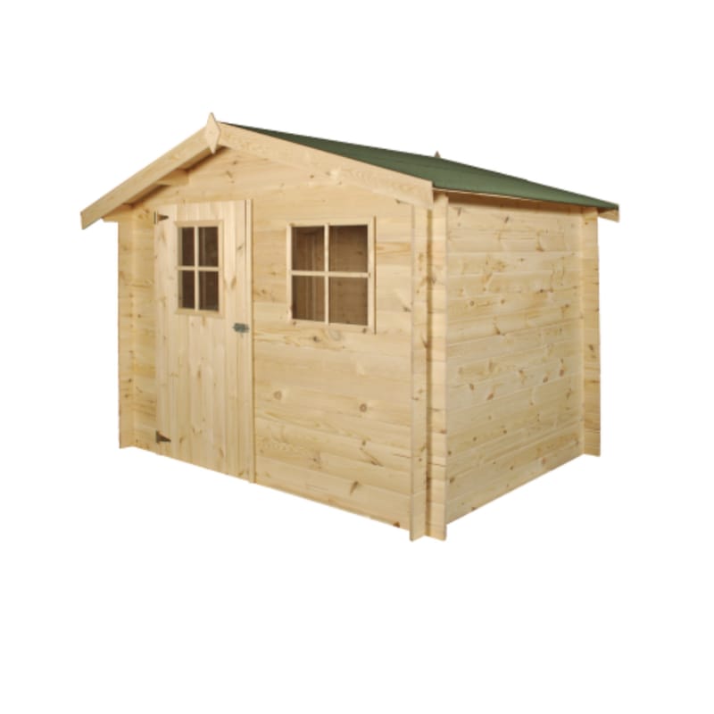 Chalet classique Luzern 19 mm - 265 x 205 cm + auvent 15 cm