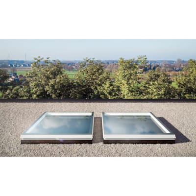 Coupole plate Iwindow 2 - Modèle fixe clair + costière