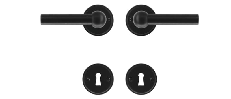 Poignée de porte Petana Noir - R+E