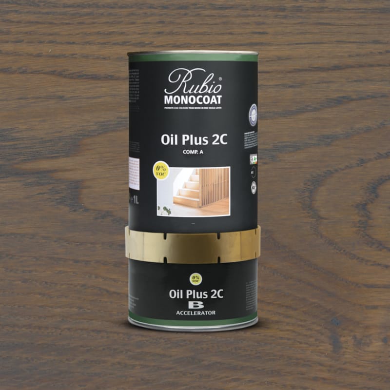 Rubio monocoat oil + 2c - 1300 ml - Ash grey
