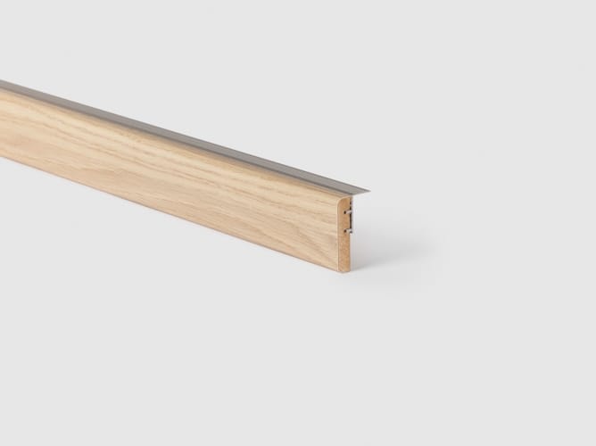 Nez de marche + profil Alu - Maestro Steps - Florida Oak 00110 12x56x1300 mm