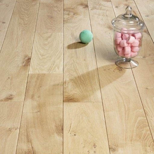SRC parquet massif chêne français Village brut - 14 x 150 mm