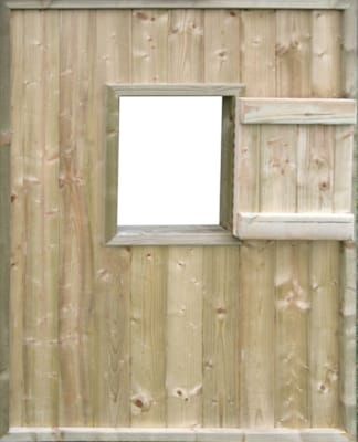 Double panneau avec volets