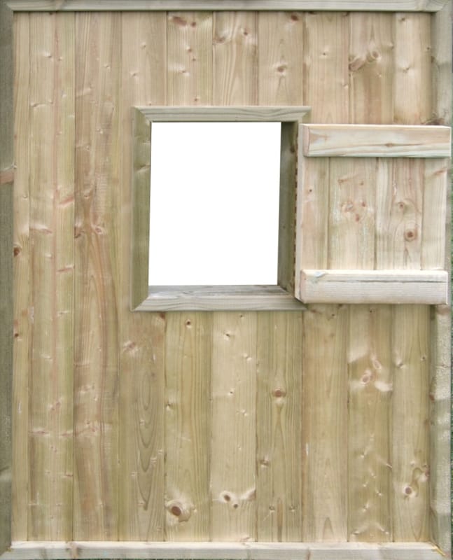 Double panneau avec volets