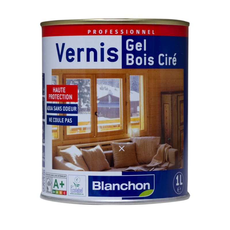 Blanchon Vernis bois gel - 1 L - Chêne foncé