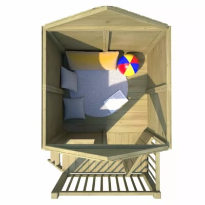 Maisonnette Winny - Bois traité - 1550 x 1750 x 2100 mm