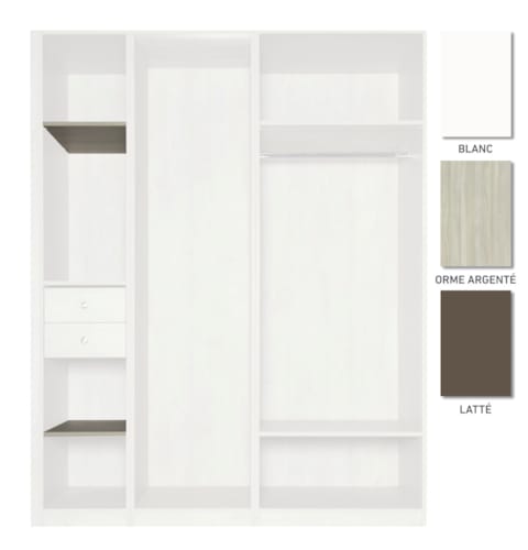 Tablettes mobiles blanches 400 mm - 2 pc