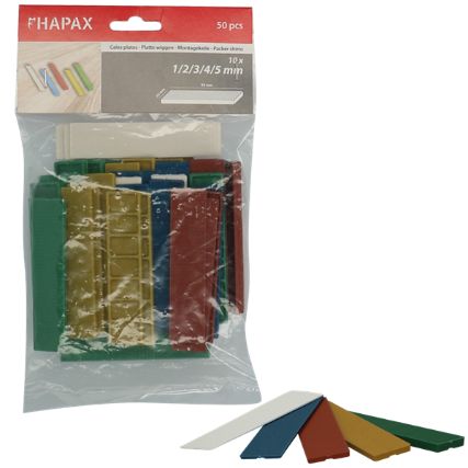 Cales plates 1-2-3-4-5mm | 50 pcs