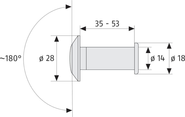 Juda objectif grand angle - brun