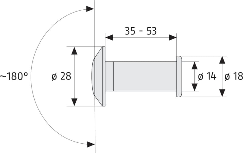 Juda objectif grand angle - brun