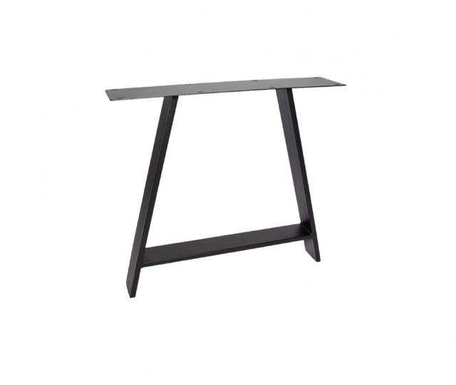 Pieds de table en métal A - Exclusive Line (SHR) noir - 720 x 780 mm (2 pièces)