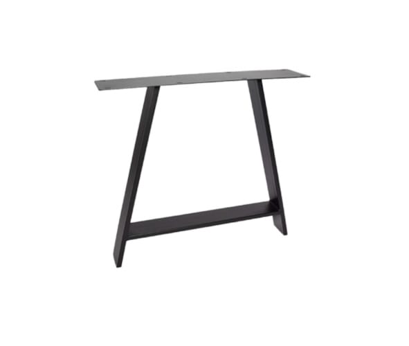Pieds de table en métal A - Exclusive Line (SHR) noir - 720 x 780 mm (2 pièces)