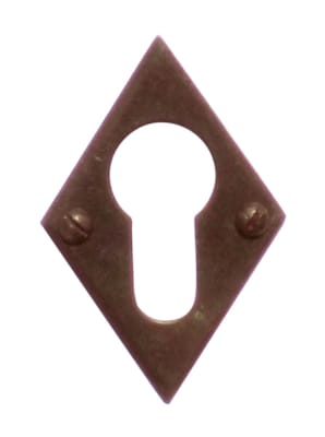 Entrée cylindre Losange - Rouille