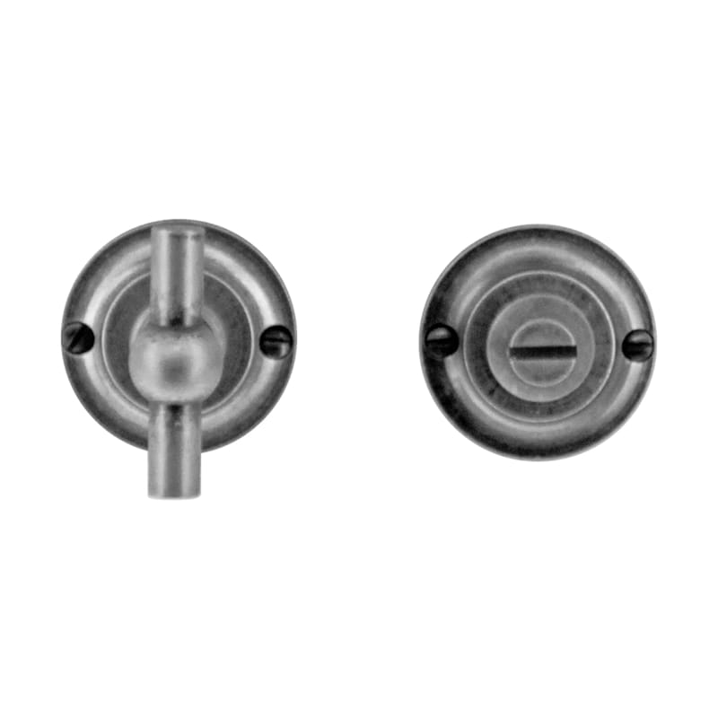 Garniture WC ronde retro 43 mm classic Petra - old silver