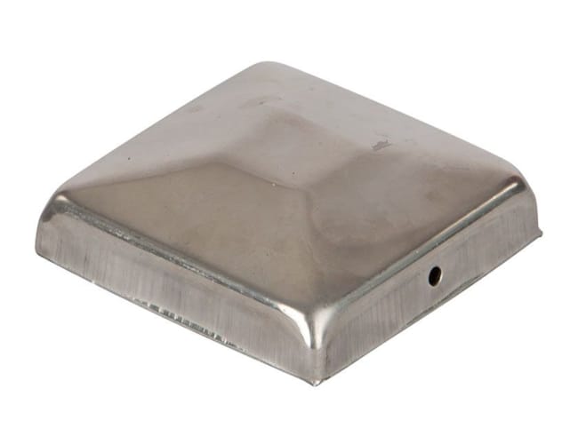 Chapeau diamant pour poteau tête plate - 90x90 mm