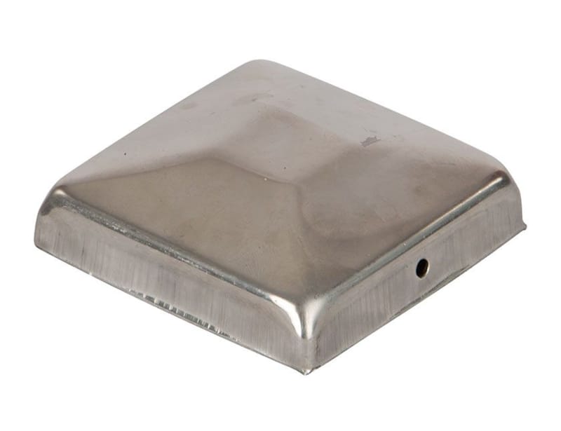 Chapeau diamant pour poteau tête plate - 90x90 mm