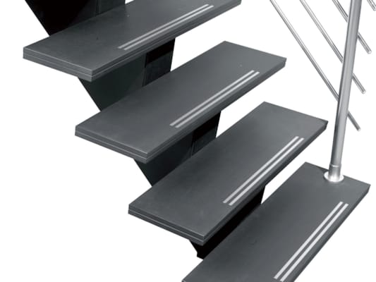 Gomera - Escalier droit - Strip alu