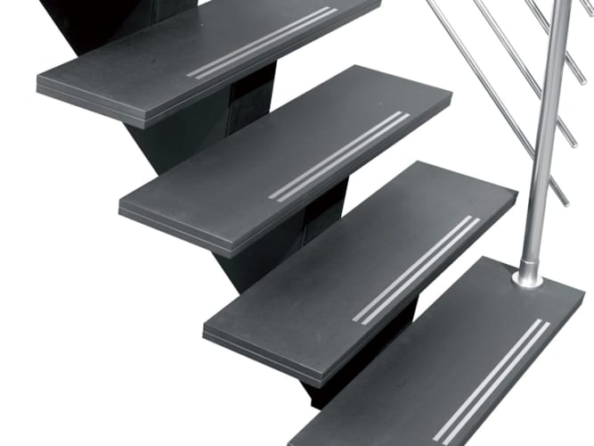 Gomera - Escalier droit - Strip alu